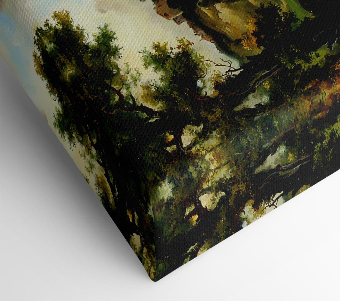  A Canvas Print of Banksy Countryside Junk Yard Canvas Print