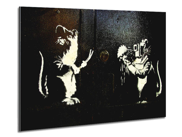 Crooked Rats Metal Print