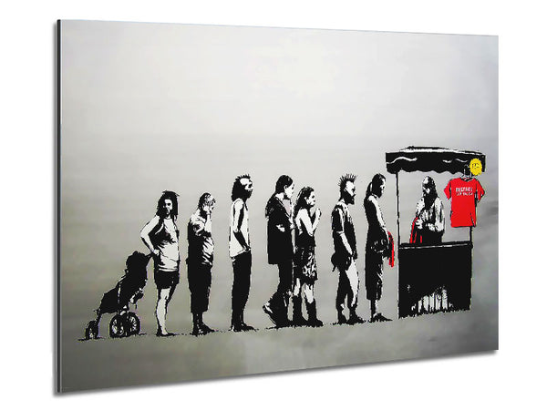 Destroy Capitalism Metal Print