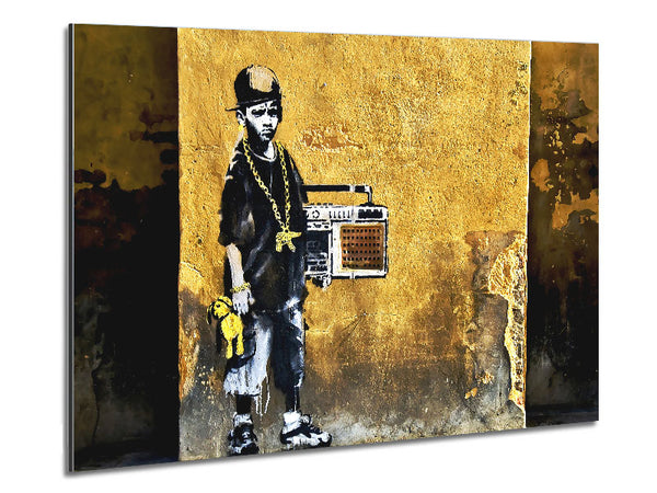 Ghetto Blaster Metal Print