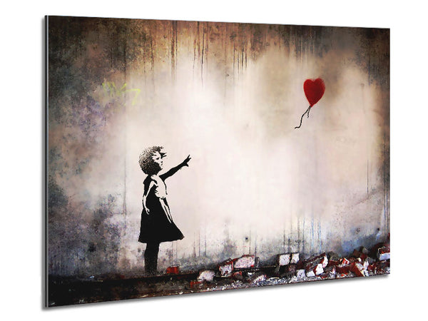Heart Balloon Metal Print