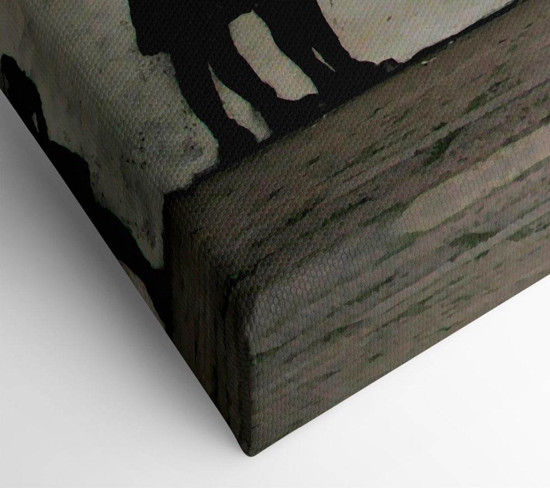  A Canvas Print of Banksy Homage To The Tesco Flag Canvas Print