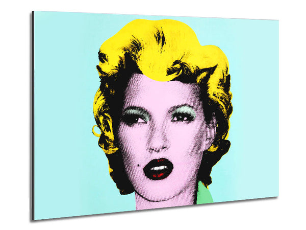 Kate Moss Metal Print