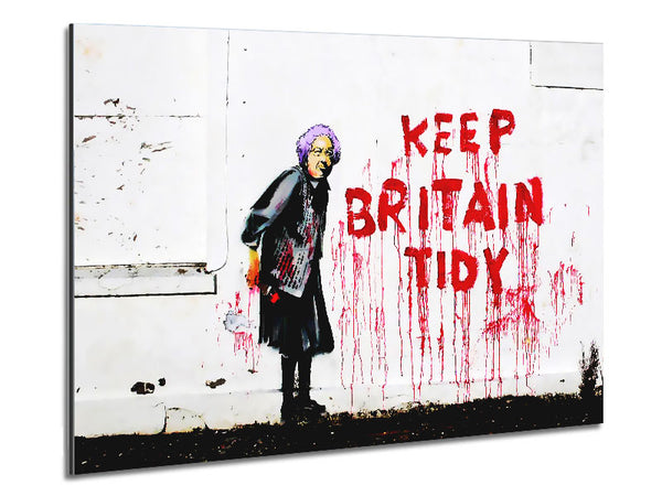 Keep Britain Tidy Metal Print