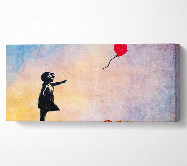 Love Heart Balloon Sunset