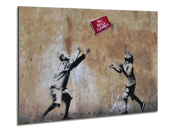 No Ball Games Metal Print