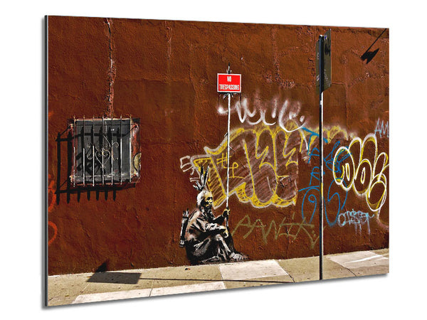No Trespassing Metal Print