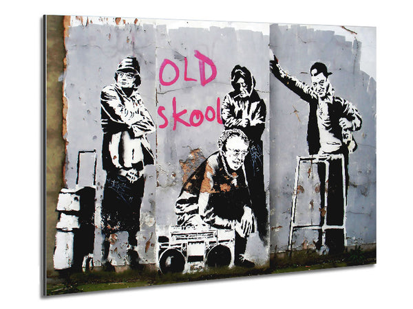 Old Skool Metal Print