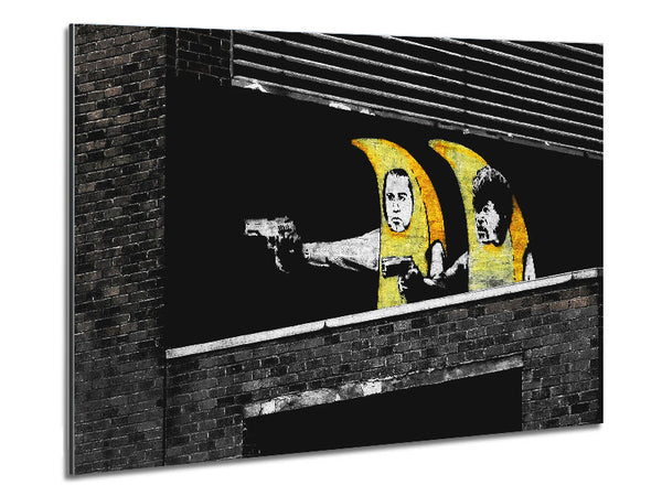 Pulp Fiction Banana Suits Metal Print