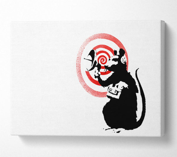  A Canvas Print of Banksy Radar Rat 1 Canvas Wall Art