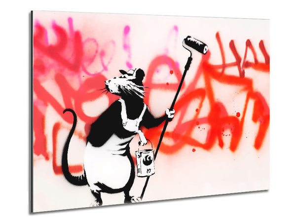 Rat Decorator Metal Print