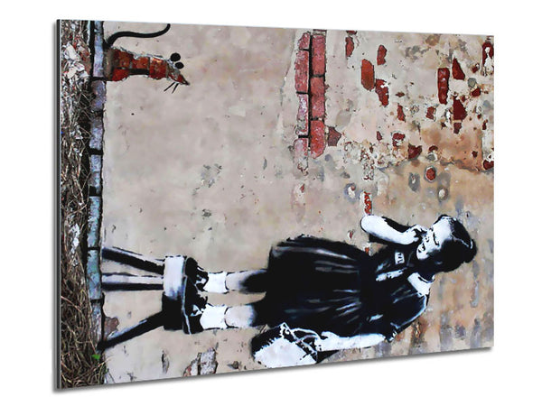 Scardie Cat Metal Print