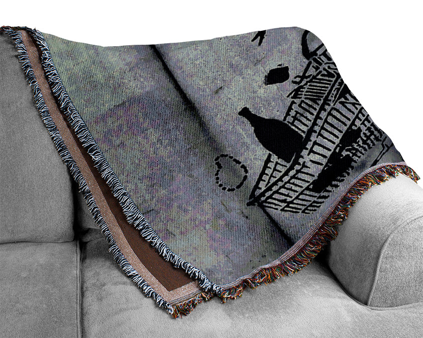 Shop Till You Drop Woven Blanket