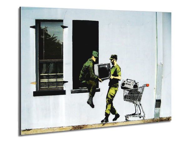 Soldier Heist Metal Print