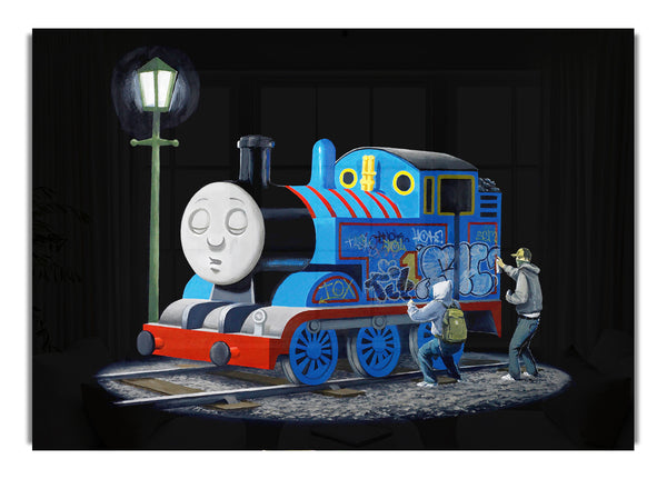 Thomas die Panzer-Graffiti