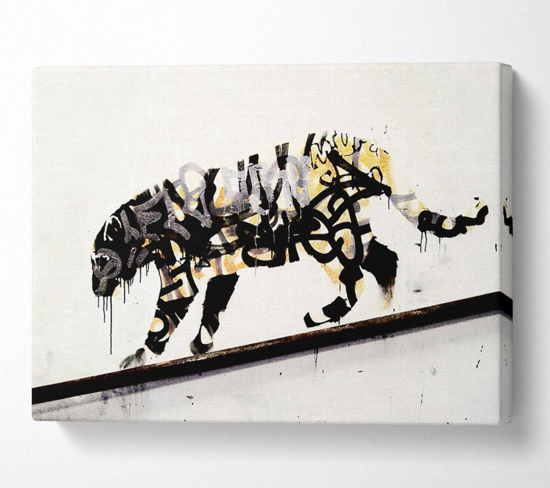  A Canvas Print of Banksy Tiger Canvas Print