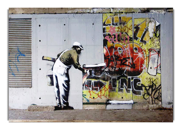 Tapete über Robbo-Graffiti