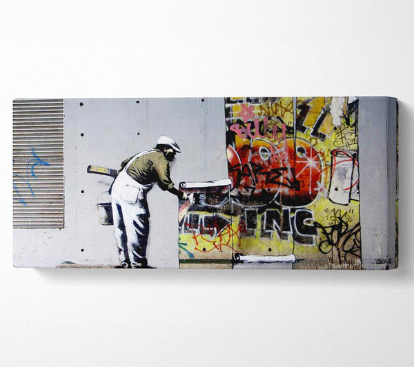 Wallpaper Over Robbo Graffiti