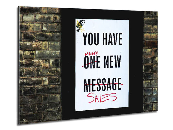 You Have Many New Sales Metal Print