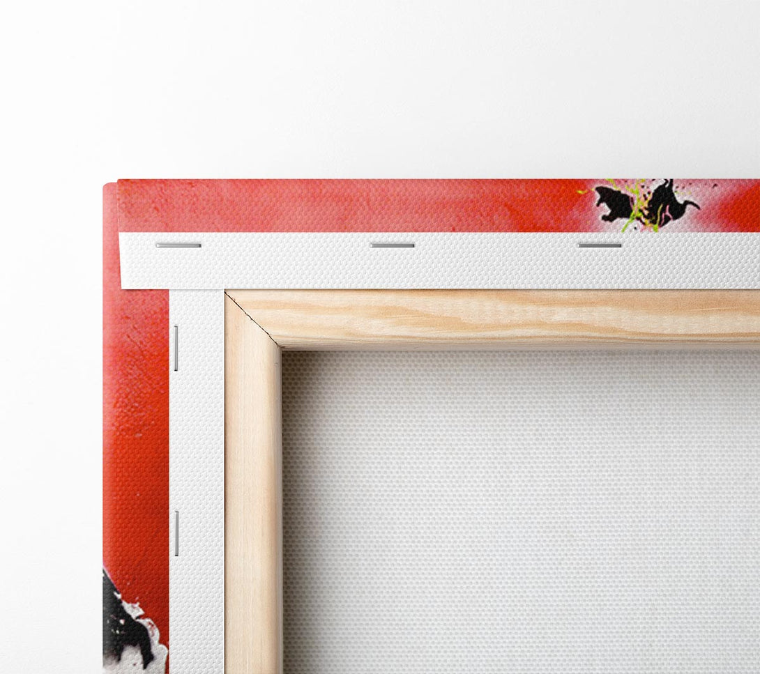  A Canvas Print of Banksy Splatter Canvas Wall Art