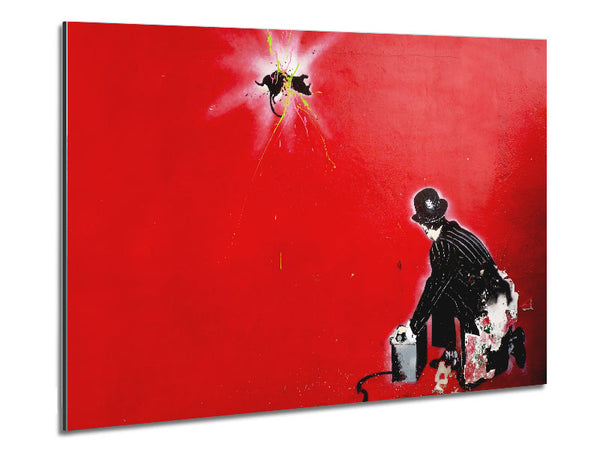 Splatter Metal Print