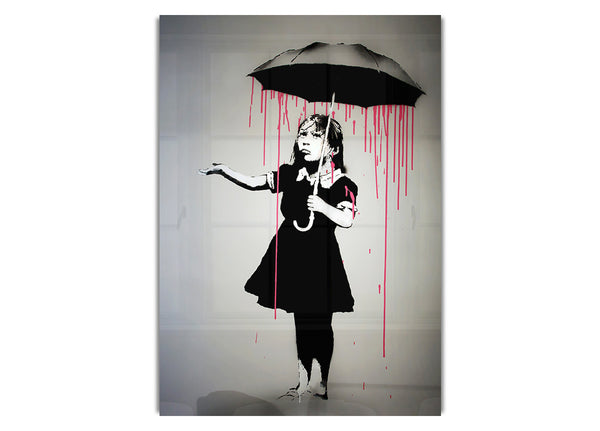 Regenschirm-Mädchen