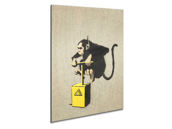 Monkey Detonator Metal Print