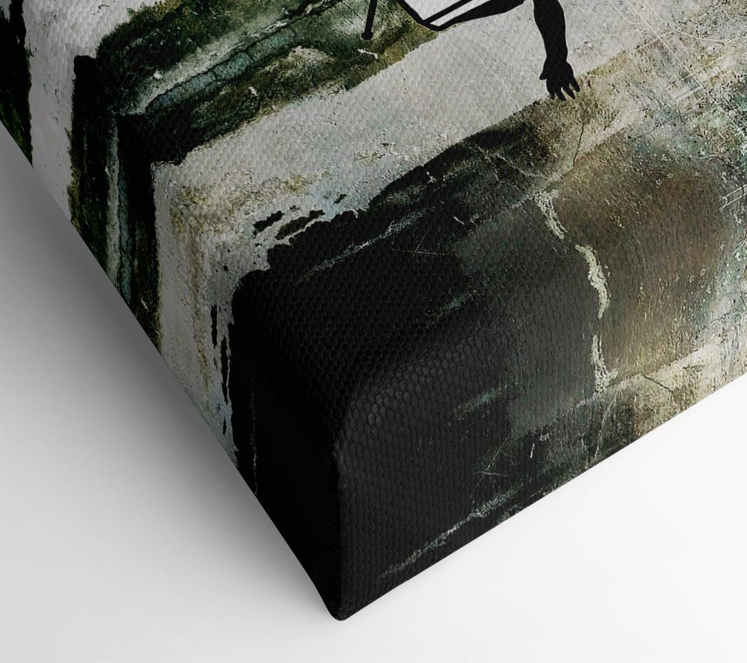  A Canvas Print of Banksy Tv Kids Canvas Print