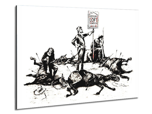 Custers Last Stand Metal Print