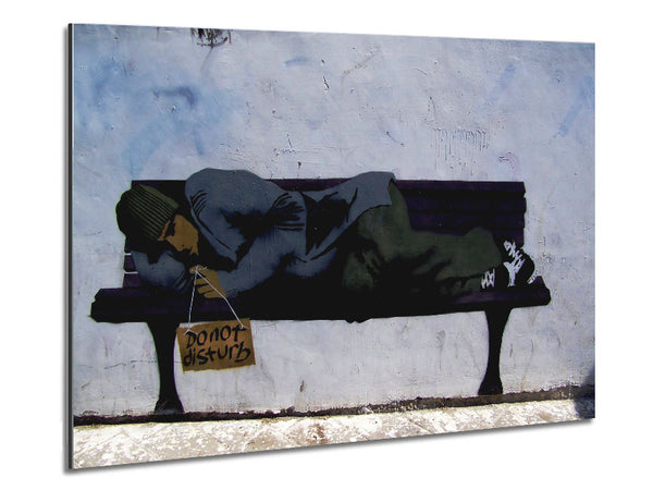 Do Not Disturb Metal Print