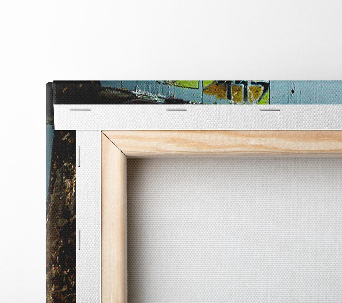  A Canvas Print of Banksy Grafitti Wallpaper Canvas Wall Art