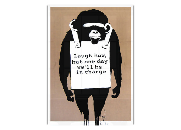 Laugh Now Monkey Beige