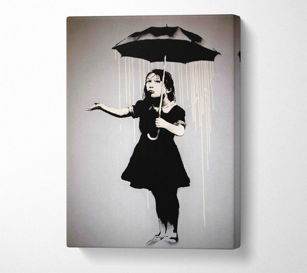  A Canvas Print of Banksy Liquid Rain Canvas Art