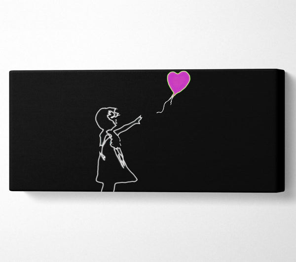 Love Balloon Black Pink