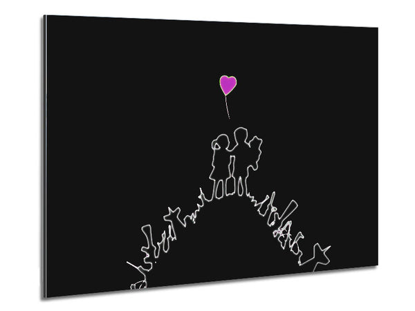 Love Victory Metal Print