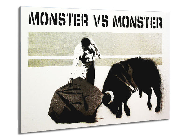 Monster Vs Monster Metal Print