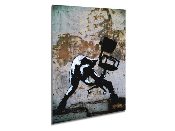 Office Chair Metal Print