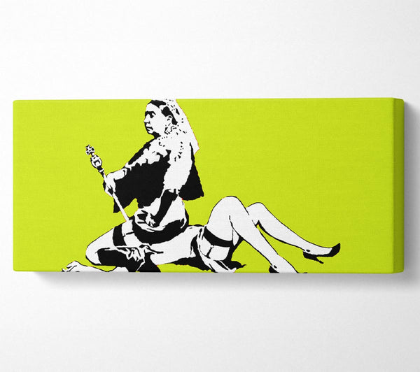 Queen Elizabeth Legs Lime