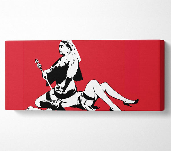 Queen Elizabeth Legs Red