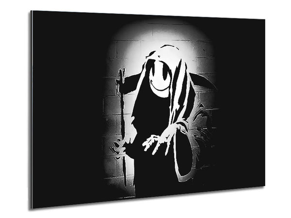 Reaper In The Shadows Metal Print