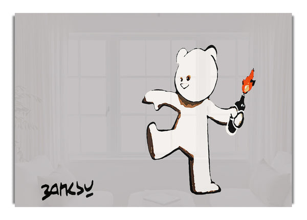Teddybär Bomber Grau