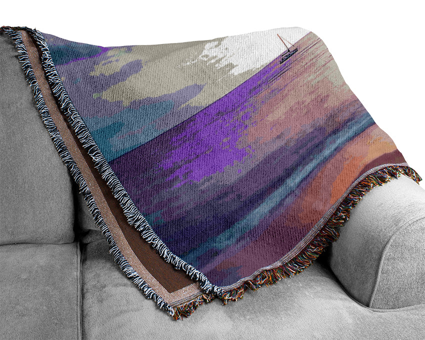 Twilight Pink Woven Blanket