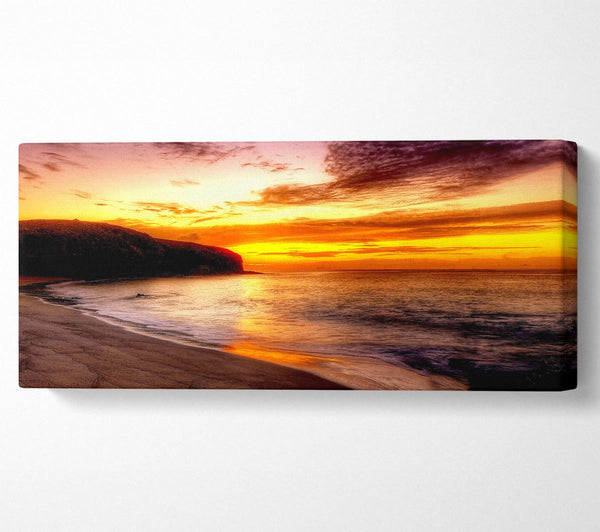 Stunning Ocean Beach At Sunset