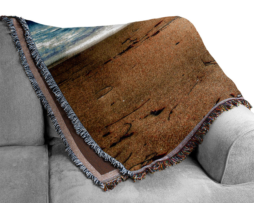 Sea Rocks Woven Blanket