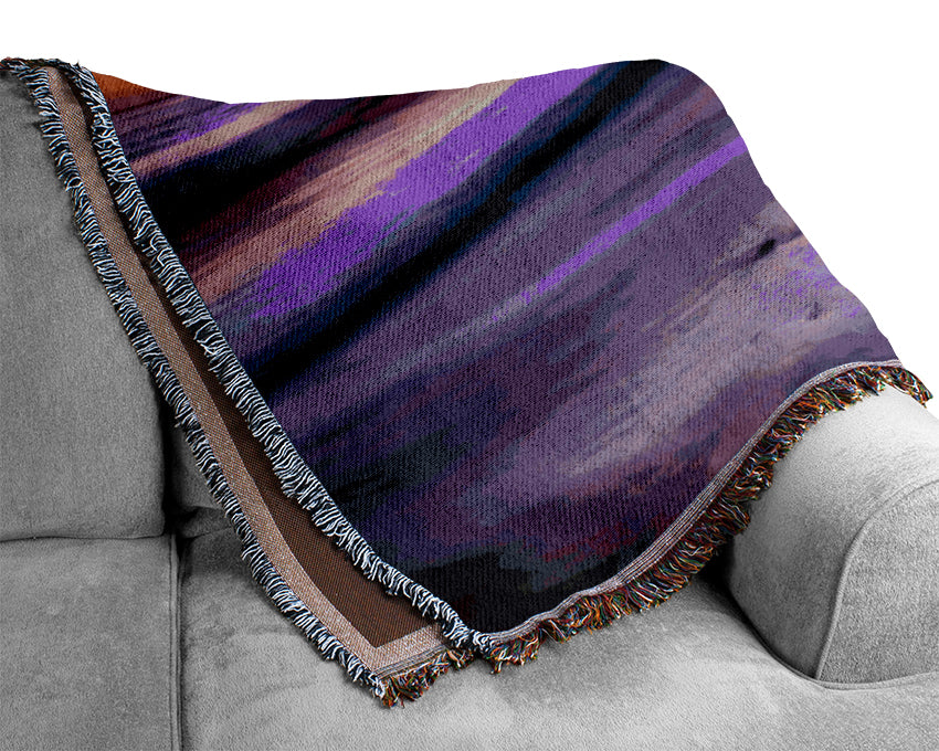 Sunset Dana Point San Clemente Califonia Woven Blanket