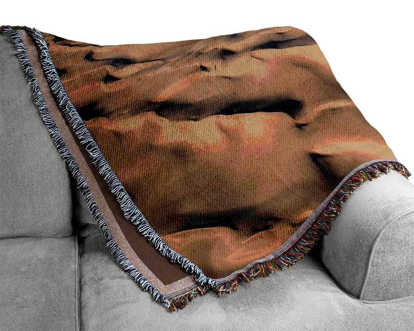The Great Dune Of Pyla France Woven Blanket