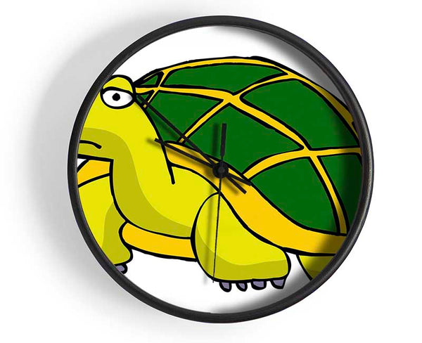 Big Turtle White Clock - Wallart-Direct UK