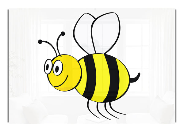 Buzzing Bee White