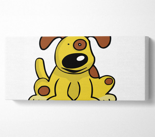 Dog Cartoon Tail White