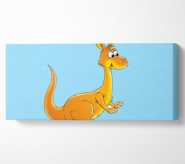 Fuzzy Kangeroo Baby Blue